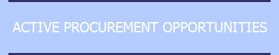 ACTIVE PROCUREMENT OPPORTUNITIES